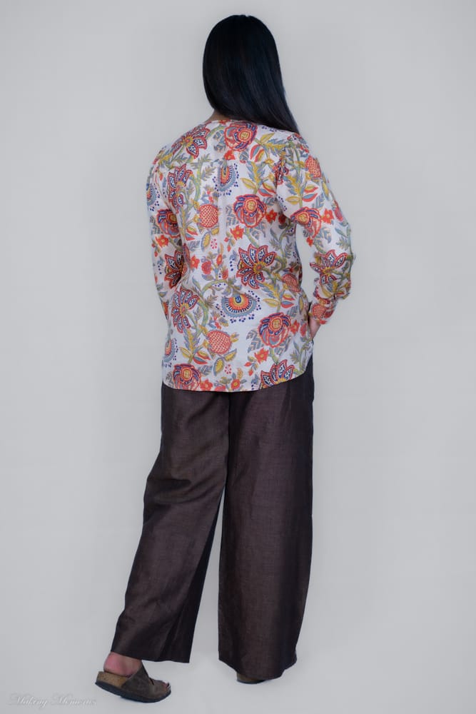 Textured Night Pant - Rosy Brown